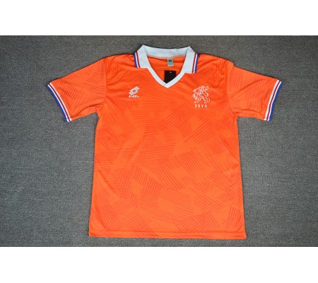 Netherlands 1992 Home Orange Soccer Jersey